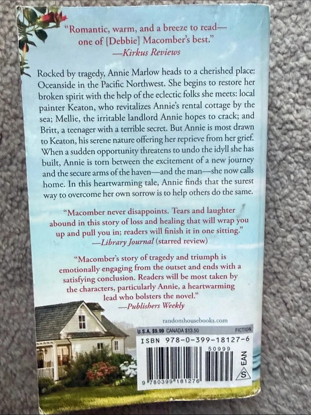 “Cottage by the Sea” a novel by Debbie Macomber!